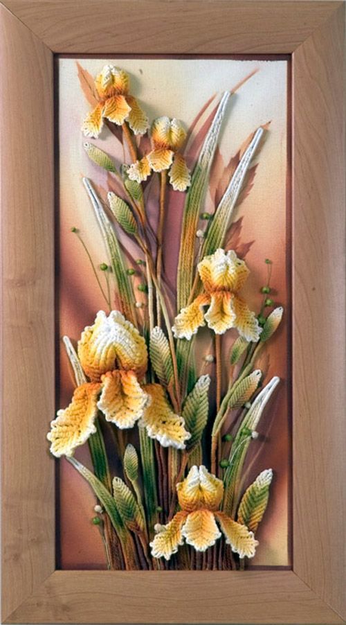 czvety irisy v panno